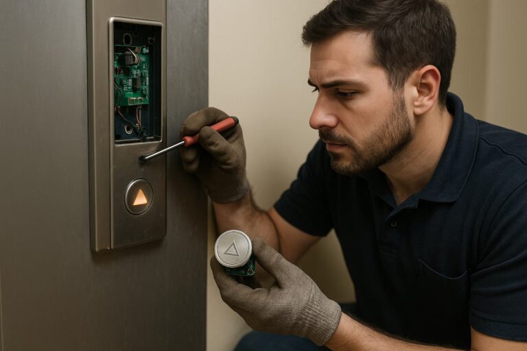 چگونه خرابی شستی آسانسور را تشخیص دهیم؟